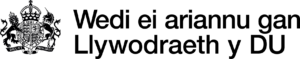 Funded by UK Government logo welsh